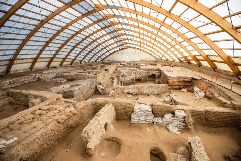 Neolithic Village Remains At Çatalhöyük