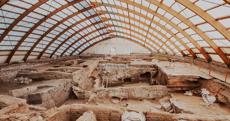 Neolithic Village Remains At Çatalhöyük