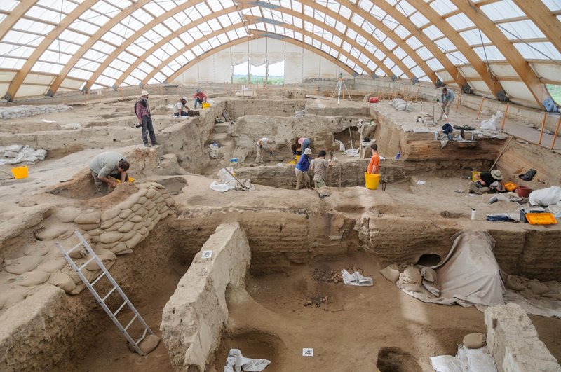 Neolithic Village Remains At Çatalhöyük