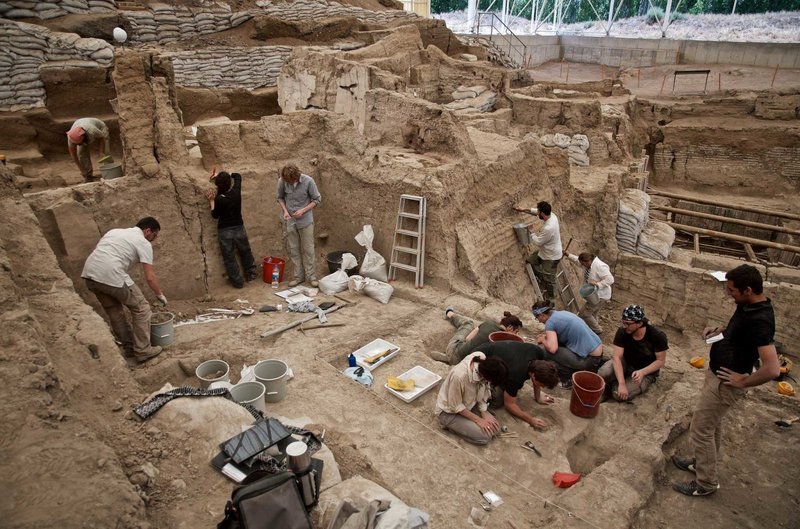 Neolithic Village Remains At Çatalhöyük