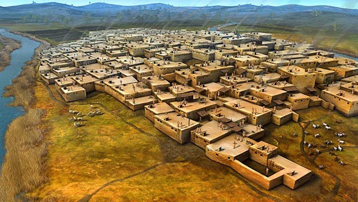 Neolithic Village Remains At Çatalhöyük