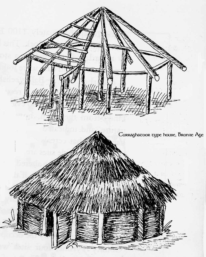 Neolithic Wattle And Daub House Reconstruction