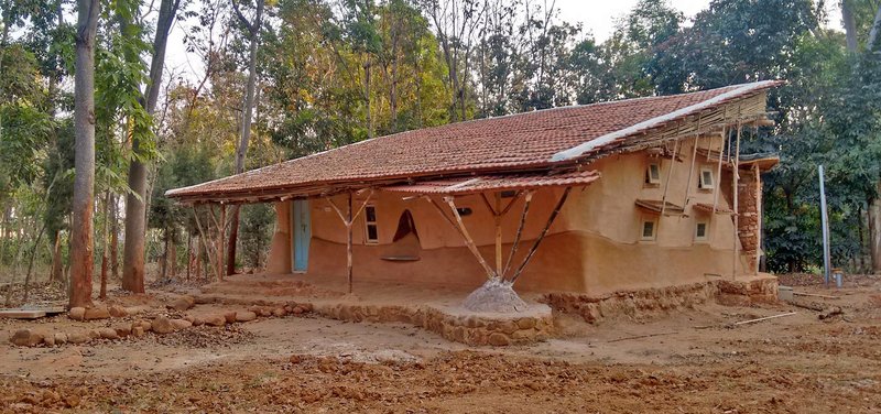 Neolithic Wattle And Daub House Reconstruction