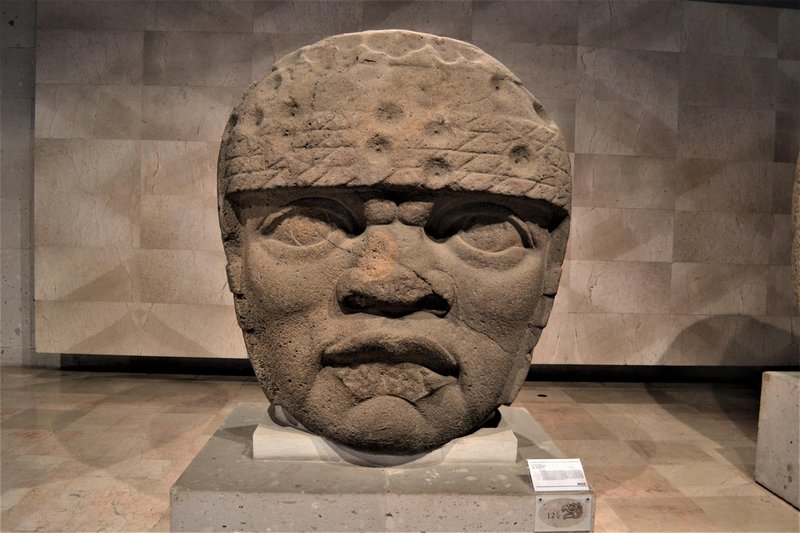 Olmec Colossal Head Carvings