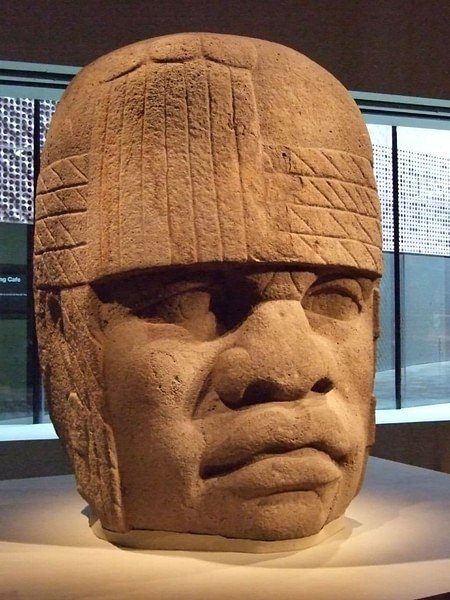 Olmec Colossal Head Carvings