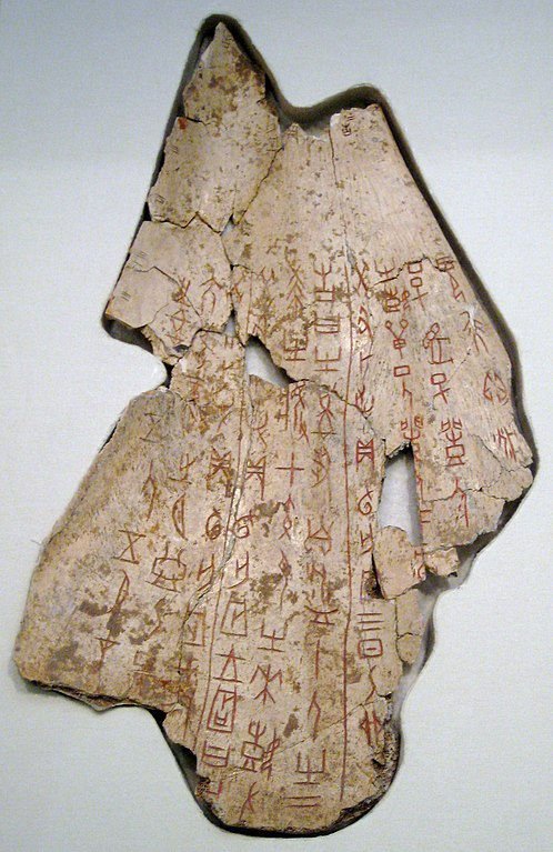 Oracle Bones From Shang Dynasty