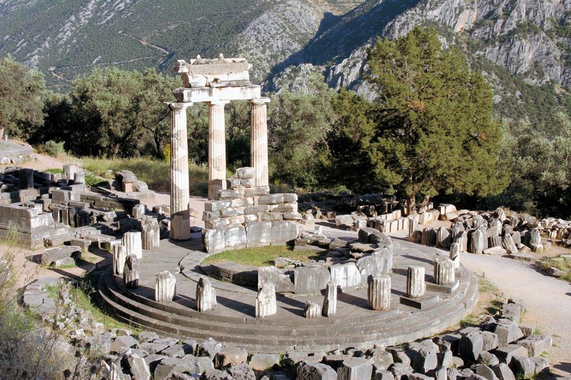Oracle Of Delphi Ruins