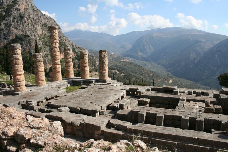 Oracle Of Delphi Ruins