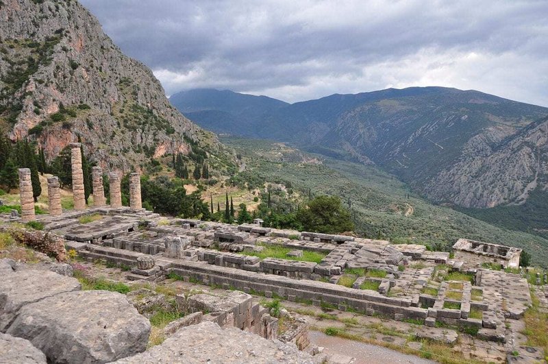 Oracle Of Delphi Ruins
