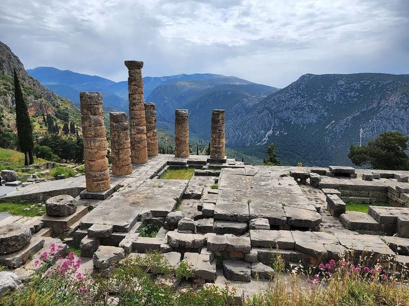 Oracle Of Delphi Ruins<span class=