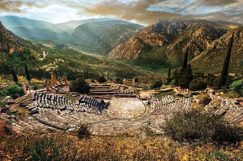 Oracle Of Delphi Ruins