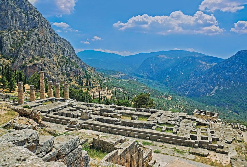 Oracle Of Delphi Ruins