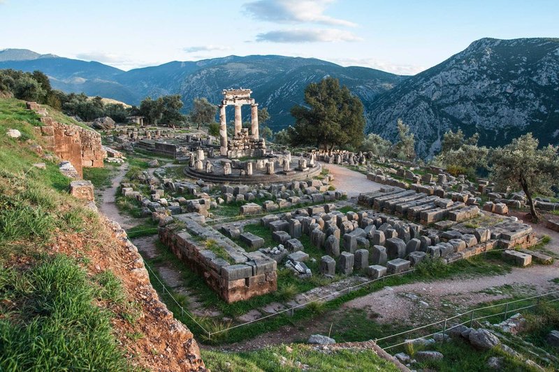 Oracle Of Delphi Ruins