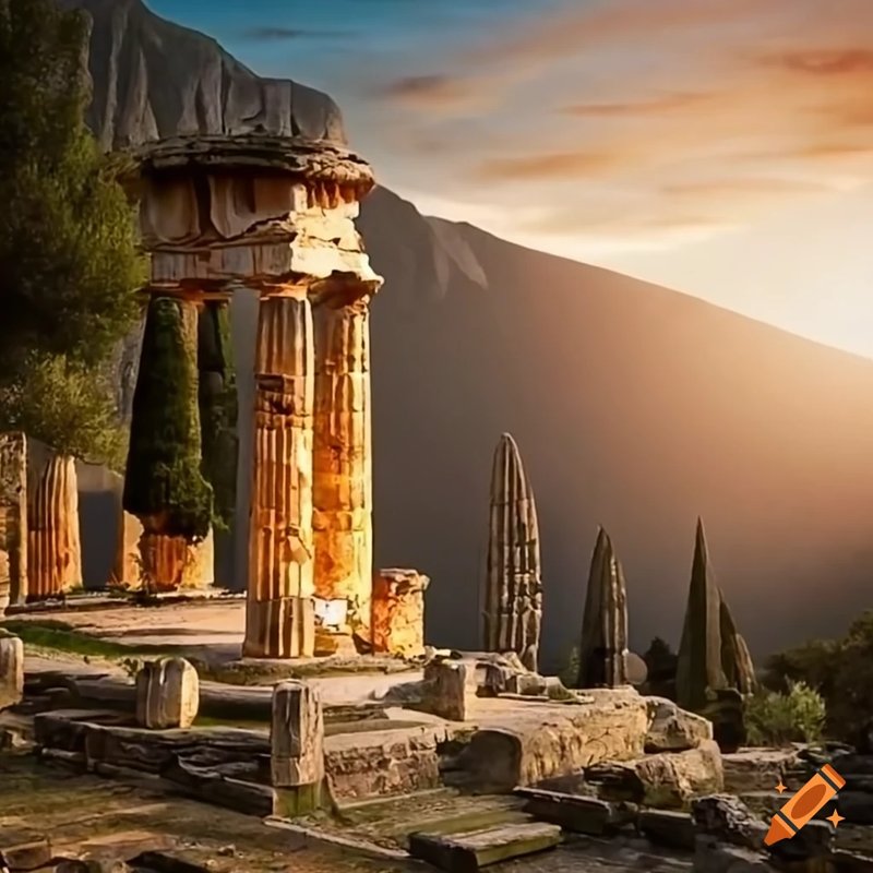 Oracle Of Delphi Ruins
