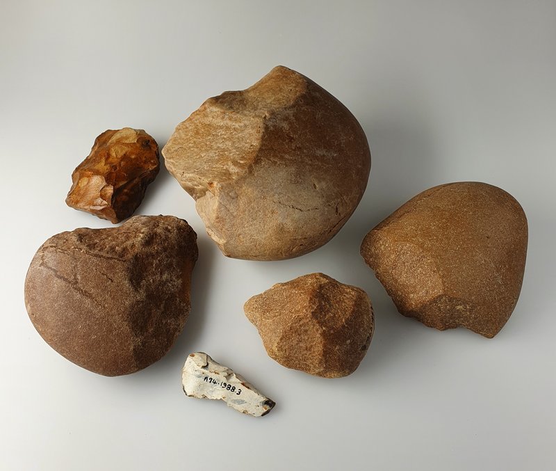Paleolithic Flint Tools Collection