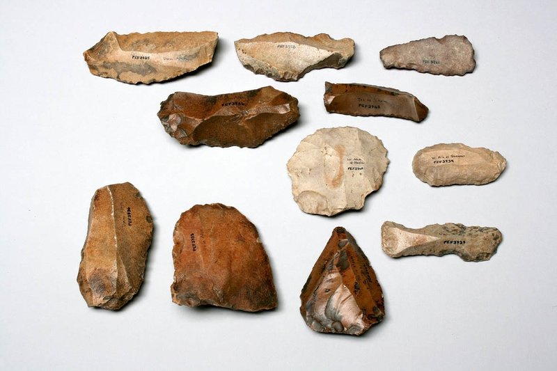 Paleolithic Flint Tools Collection