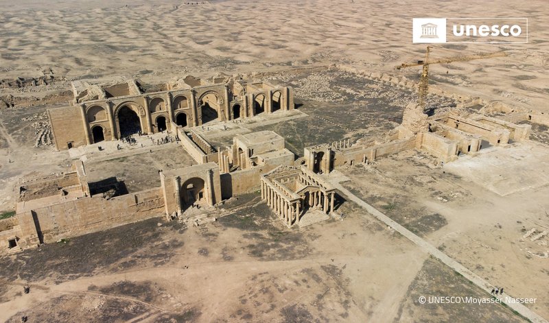 Parthian Reliefs At Hatra