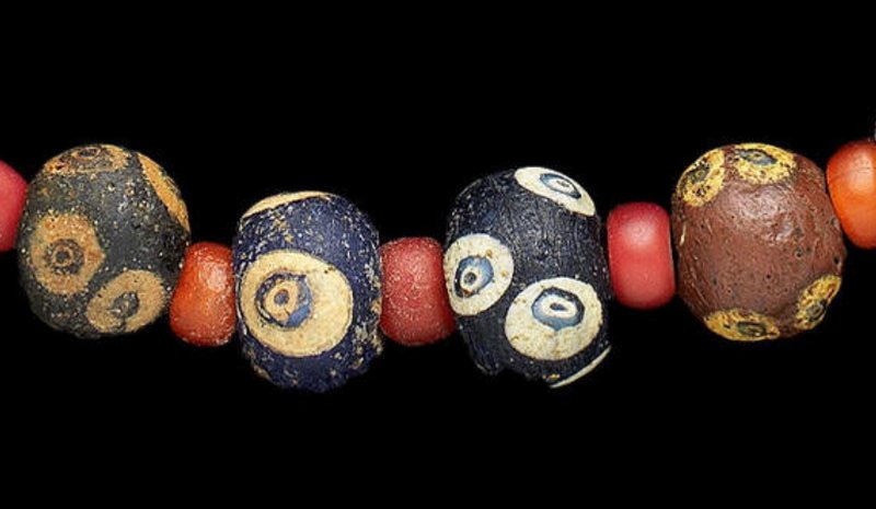Phoenician Glass Bead Artifacts