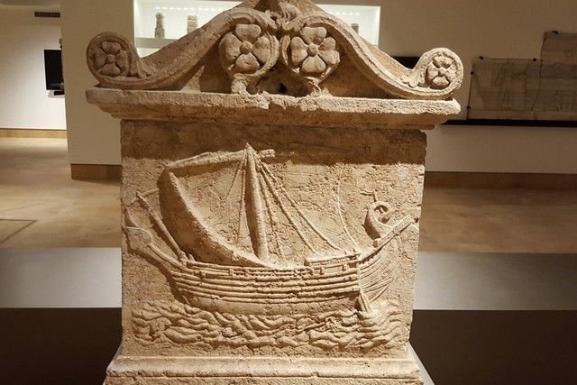 Phoenician Stone Sarcophagus Carvings