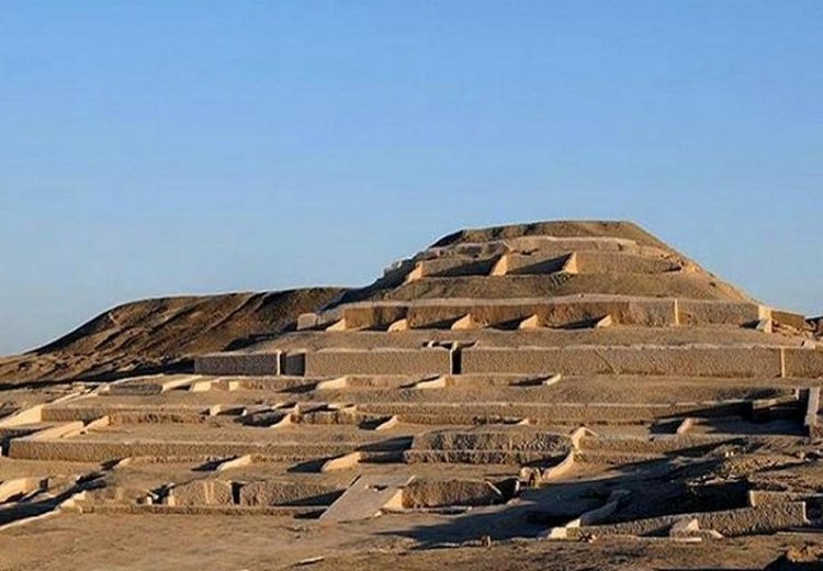 Pre-Columbian Adobe Pyramids In Peru