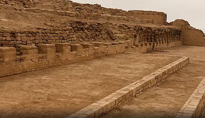 Pre-Columbian Adobe Temples In Pachacamac