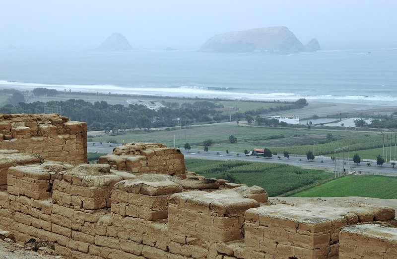 Pre-Columbian Adobe Temples In Pachacamac