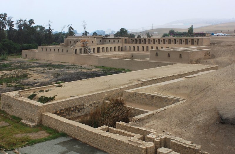 Pre-Columbian Adobe Temples In Pachacamac