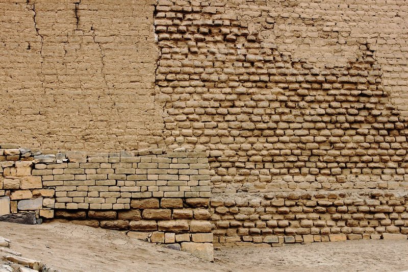 Pre-Columbian Adobe Temples In Pachacamac