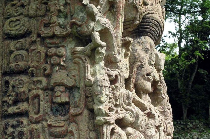 Pre-Columbian Stelae Of Copán