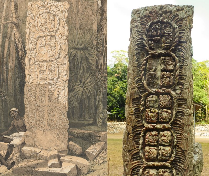 Pre-Columbian Stelae Of Copán<span class=