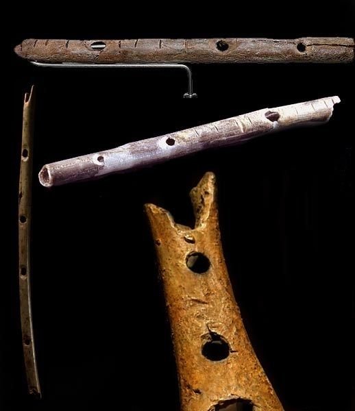 Prehistoric Bone Flute Artifacts