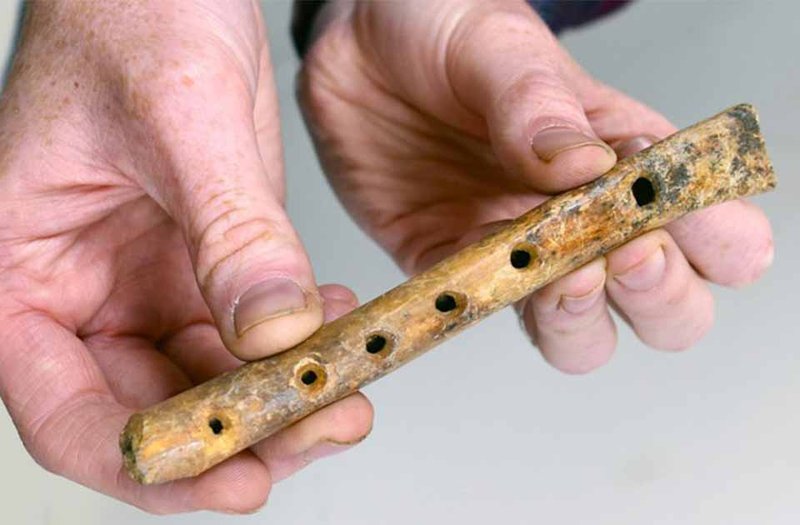 Prehistoric Bone Flute Artifacts