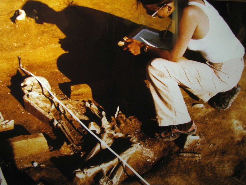 Prehistoric Burial Site In Dolní Věstonice