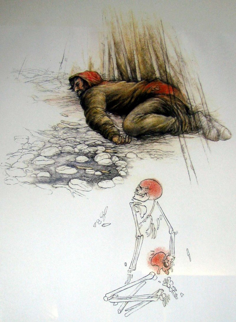 Prehistoric Burial Site In Dolní Věstonice