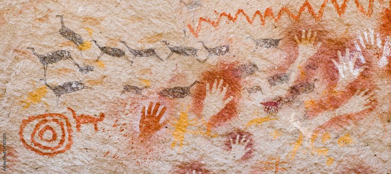 Prehistoric Cave Art In Patagonia
