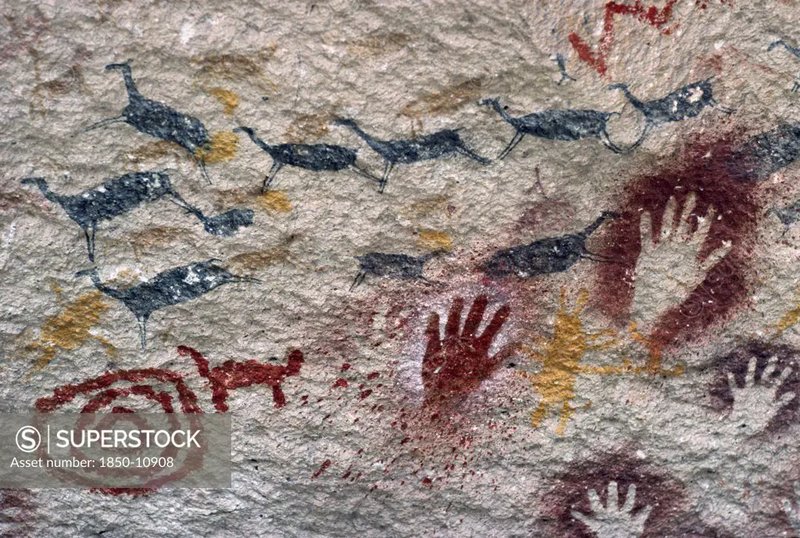 Prehistoric Cave Art In Patagonia