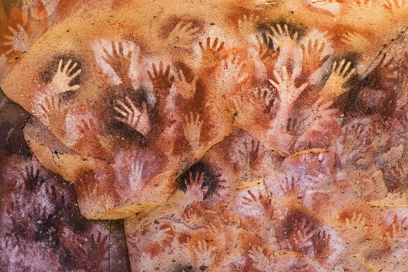 Prehistoric Cave Art In Patagonia<span class=