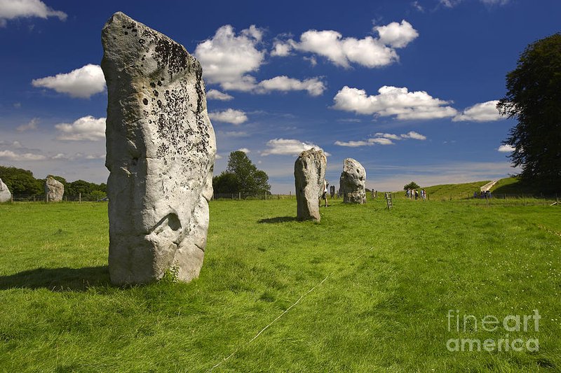 Prehistoric Stone Circle Of Avebury