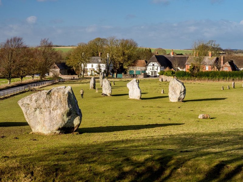 Prehistoric Stone Circle Of Avebury