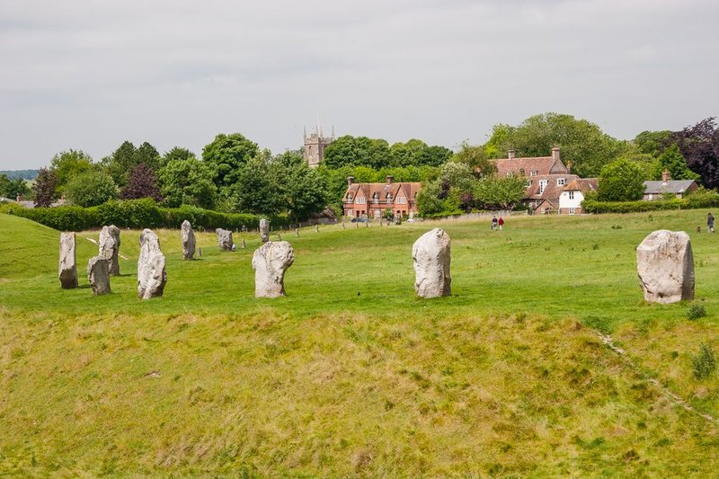 Prehistoric Stone Circle Of Avebury
