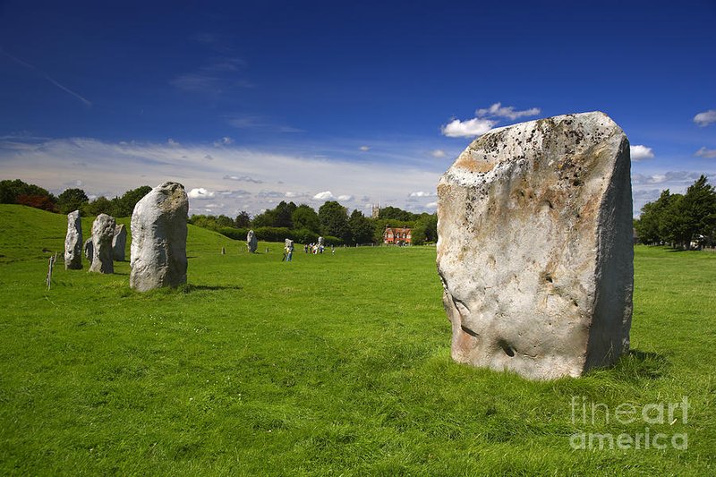 Prehistoric Stone Circle Of Avebury