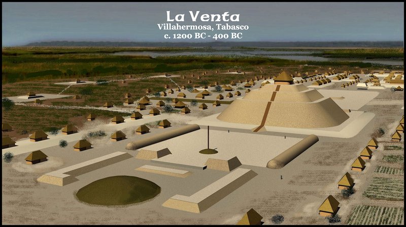 Pyramids Of La Venta (Olmec Site)
