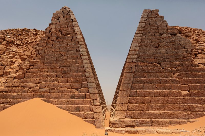 Pyramids Of Meroë In Sudan