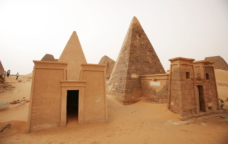 Pyramids Of Meroë In Sudan