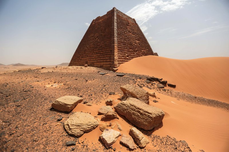 Pyramids Of Meroë In Sudan