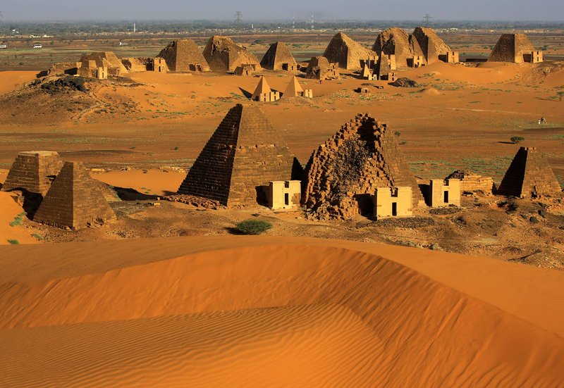 Pyramids Of Meroë In Sudan