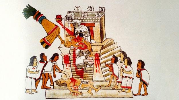 Ritual Sacrifices In Ancient Mesoamerican Temples<span class=