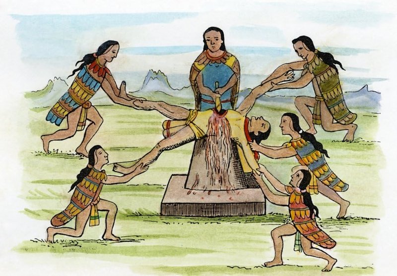 Ritual Sacrifices In Ancient Mesoamerican Temples