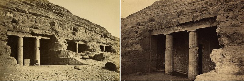 Rock-Cut Tombs At Beni Hasan, Egypt