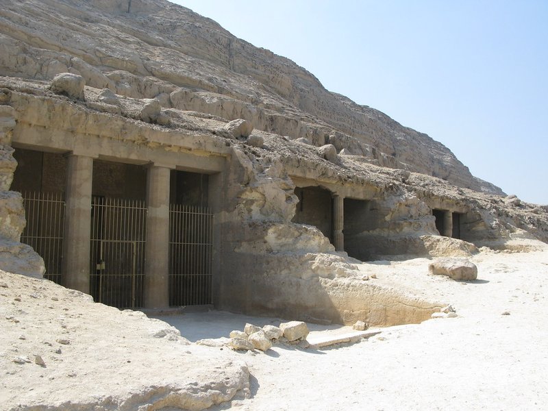 Rock-Cut Tombs At Beni Hasan, Egypt